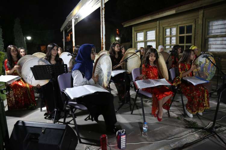 Jinwar Kadın Merkezi’nde Erbane Konseri Verildi