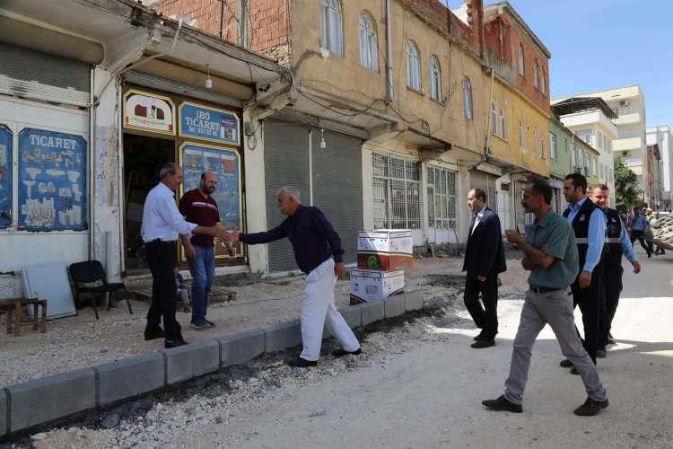 Eşbaşkan Kaya Parke Çalışmalarını İnceledi