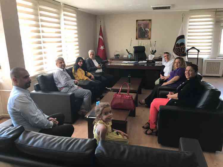 Çınar Belediyesi Başkanı Ergani Belediyesi’ni Ziyaret Etti